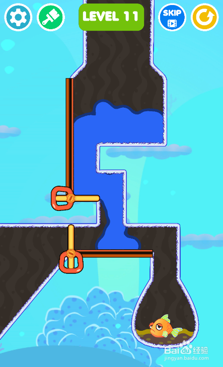 Save The Fish的Level 11如何通关