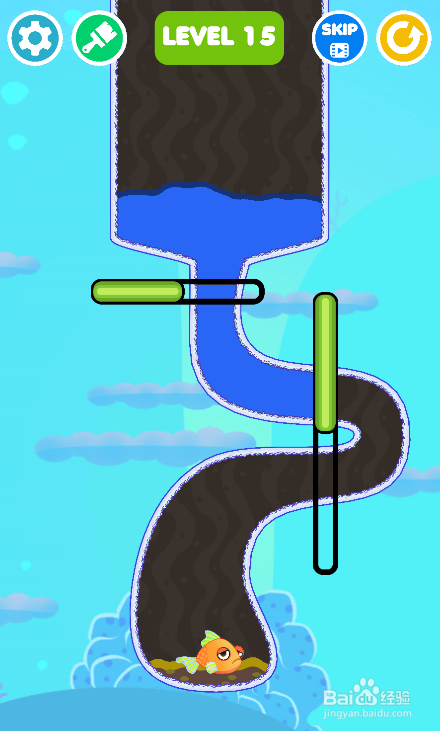 Save The Fish的LEVEL 15怎样通过