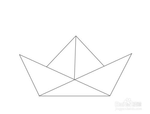 如何画折纸船?
