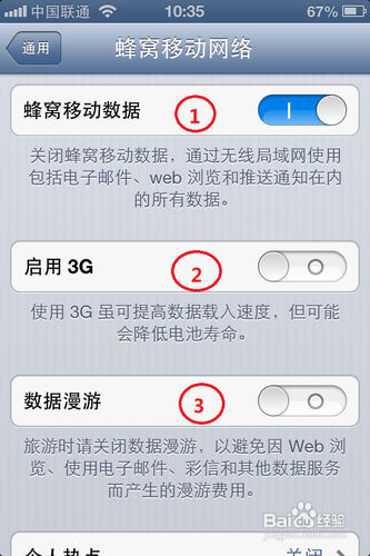 苹果蜂窝数据怎么设置