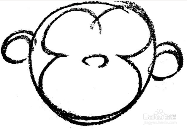 怎样画卡通猴子,画猴子教程