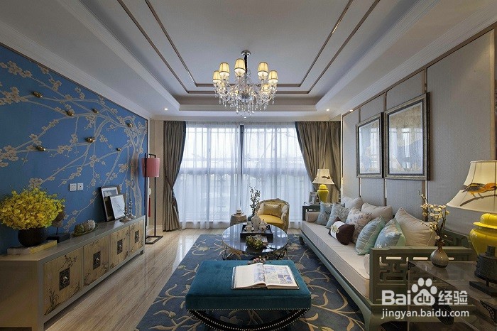 新中式装修效果图图片大全——客厅篇