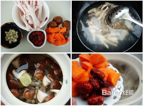 春季营养滋补靓汤——红枣莲子鸡爪汤