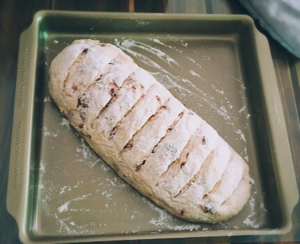 燕麦杏仁蔓越莓软欧