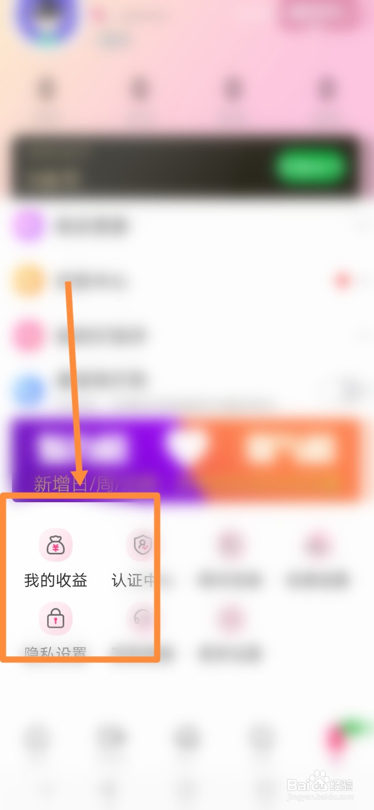 粉趣交友APP如何进行查看我的收益