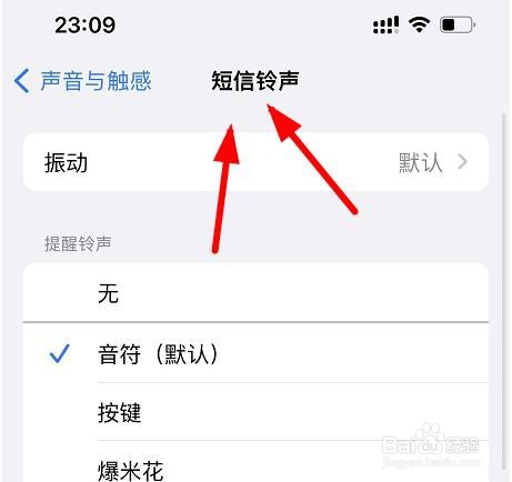 iPhone13如何设置短信铃声为脉冲