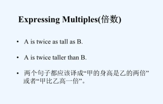 倍数的英语是什么