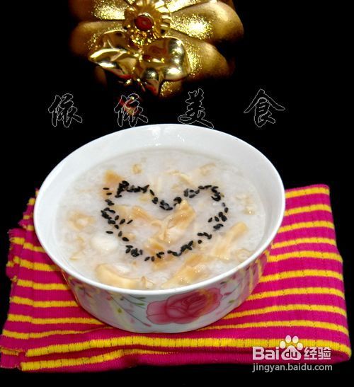 秋冬的早餐最爱那碗热乎乎的粥-----瑶柱燕麦粥