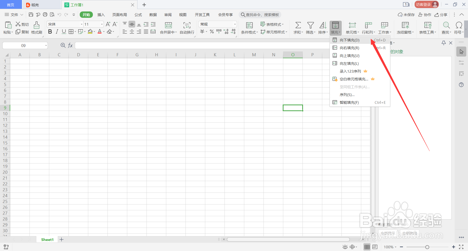 WPS Office表格中Alt的常用快捷键(10)