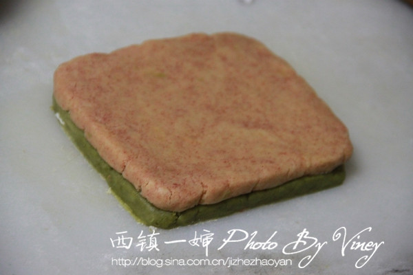 三色马赛克饼干