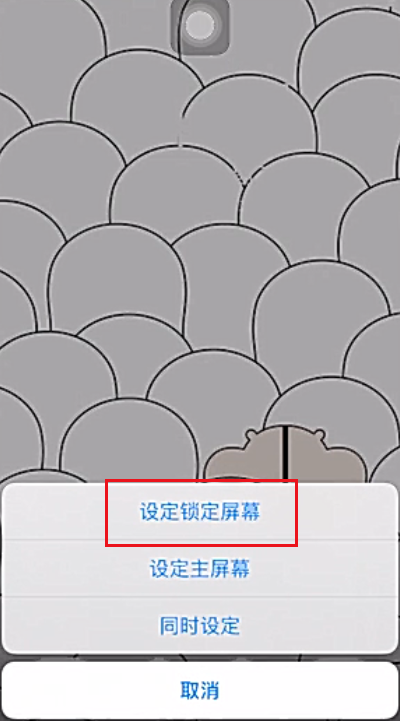 苹果6s怎么把动态照片设为桌面