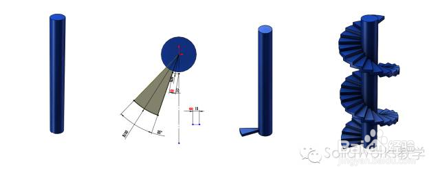 solidworks教程- 随形变化阵列实例-魔方云学院