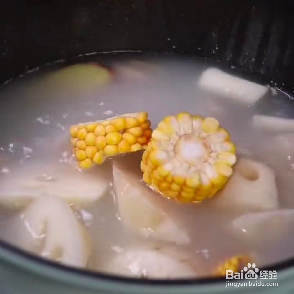 家常版莲藕排骨汤教程