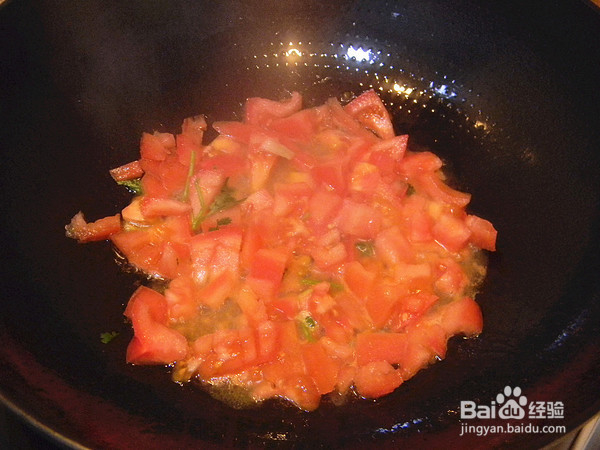 西红柿扯面片的制作方法