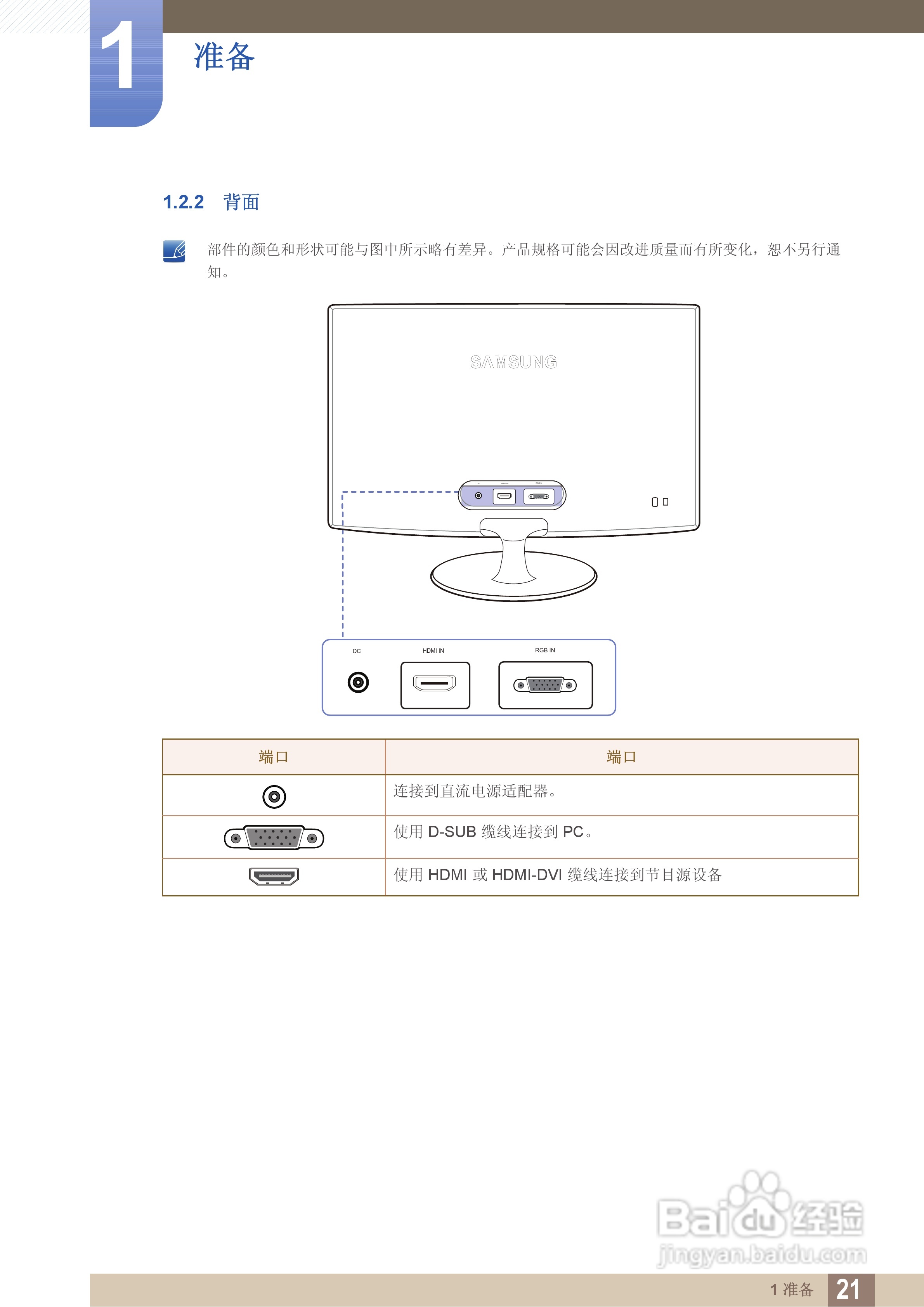 三星S22B350T液晶显示器使用说明书:[3]