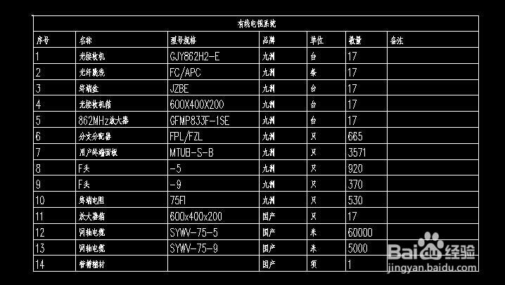 天正CAD如何导入EXCEL表格
