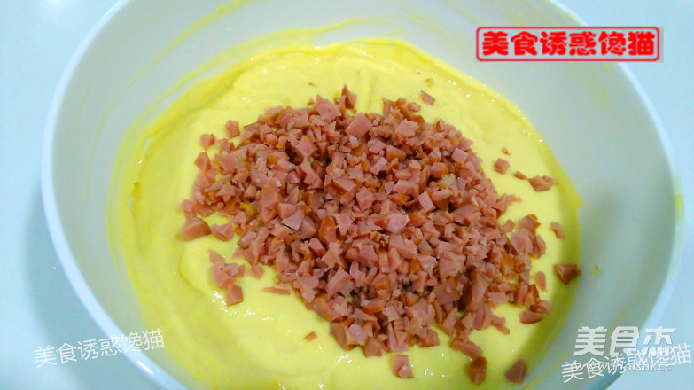 南瓜鸡蛋火腿煎饼