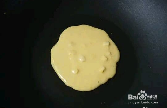 玉米鸡蛋饼的家常做法
