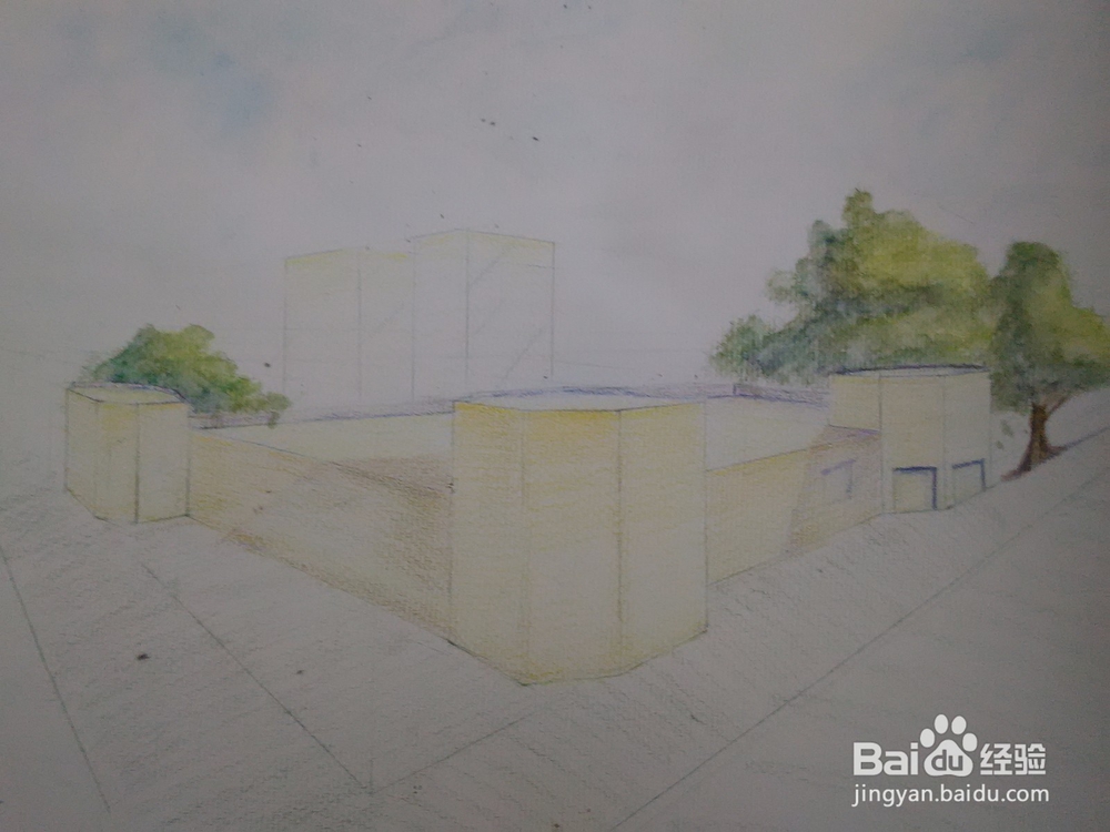 如何使用水溶性彩铅绘画