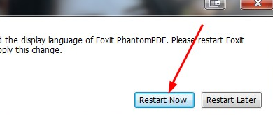 Foxit PhantomPDF中文设置教程