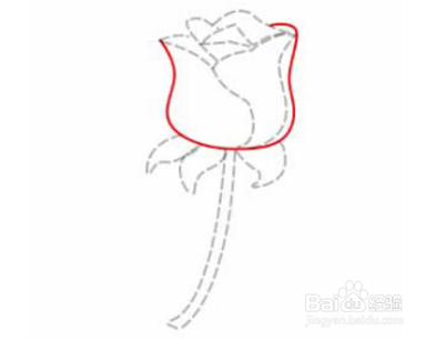 简笔画如何画玫瑰花