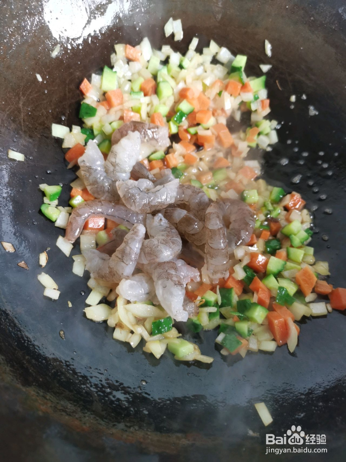 菠萝炒饭的做法