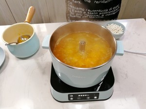 南瓜酒酿小元宵的做法