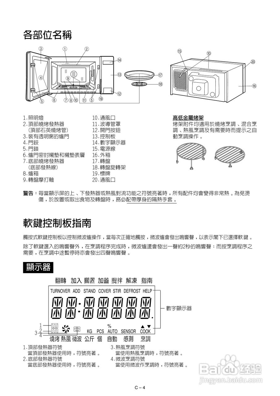 声宝R-882F型微波炉说明书:[1]