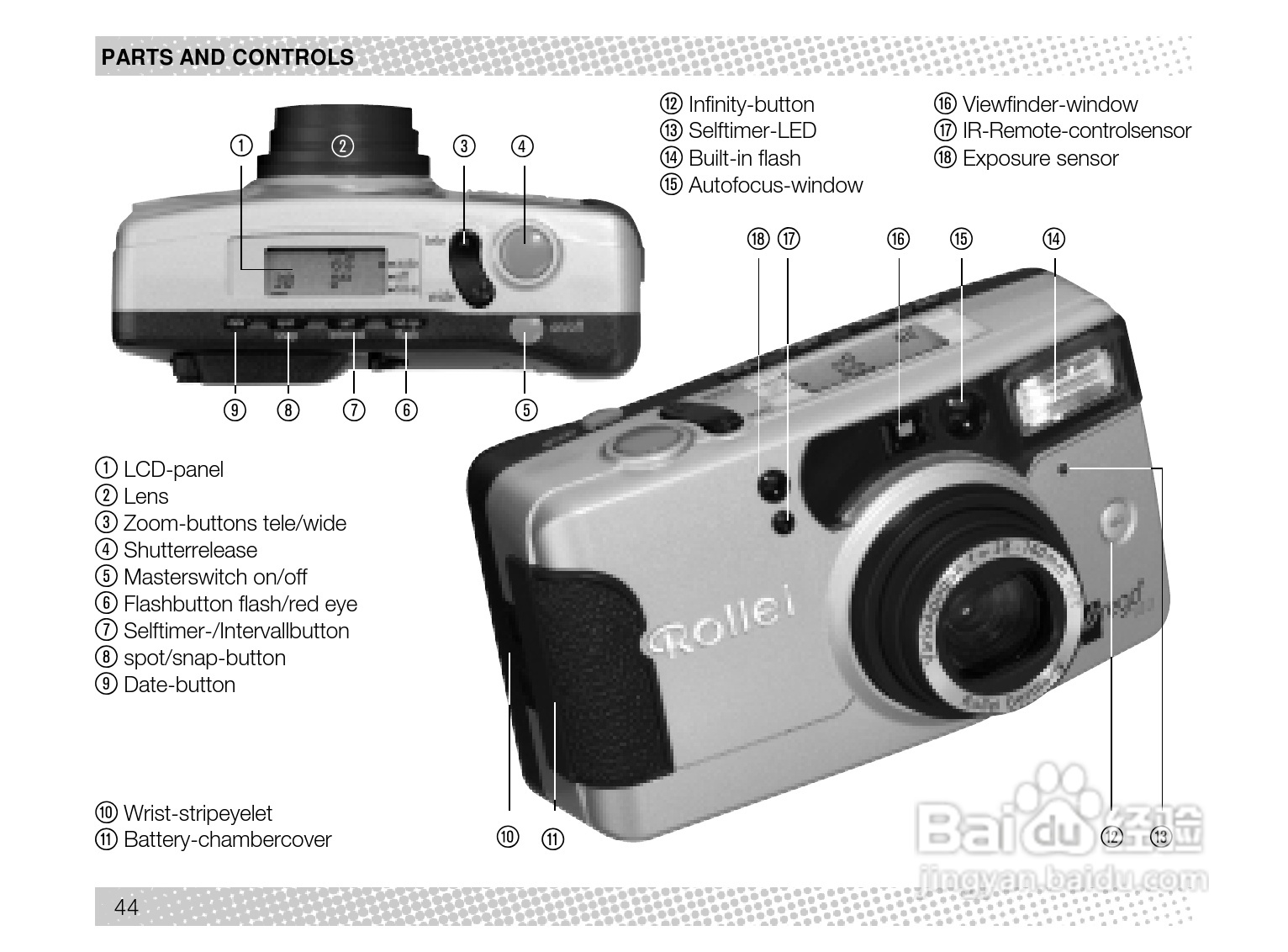 Rollei Prego 125型数码相机使用说明书:[5]
