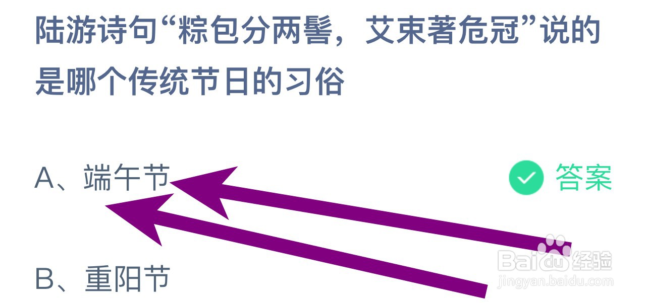 陆游诗句粽包分两髻艾束著危冠是哪个节日習俗