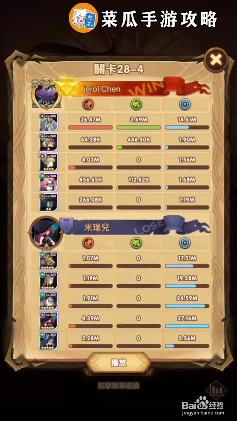剑与远征28-4攻略