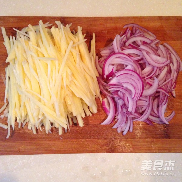 土豆丝煎饼的做法
