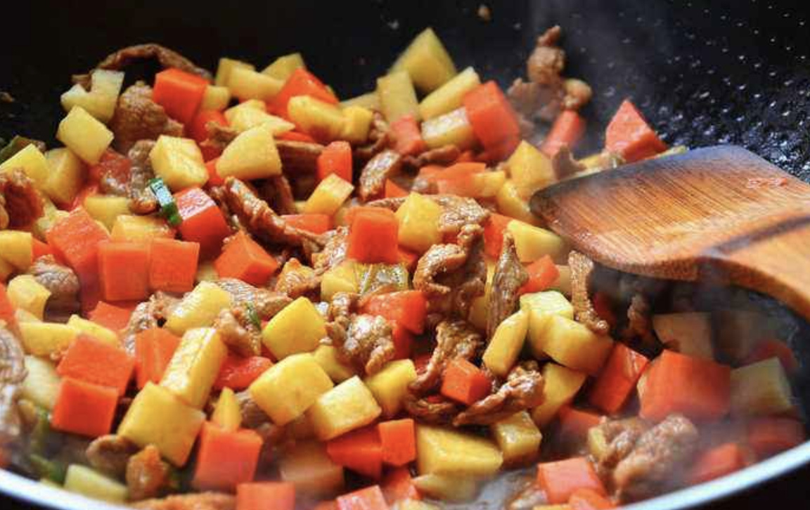 老狼大盘鸡的做法