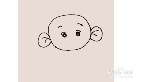 大耳朵图图简笔画怎么画