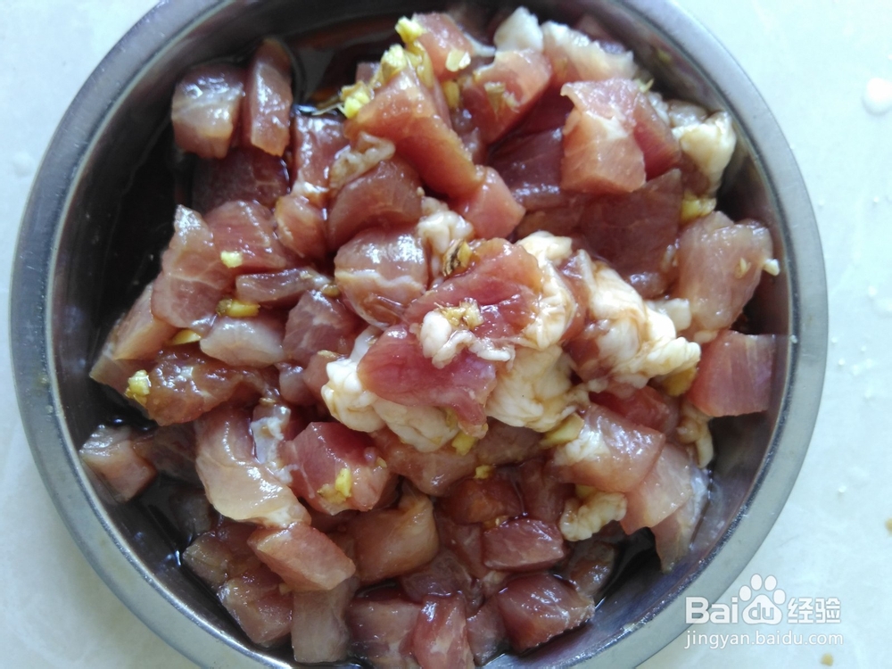 豆角、肉丁的家常做法