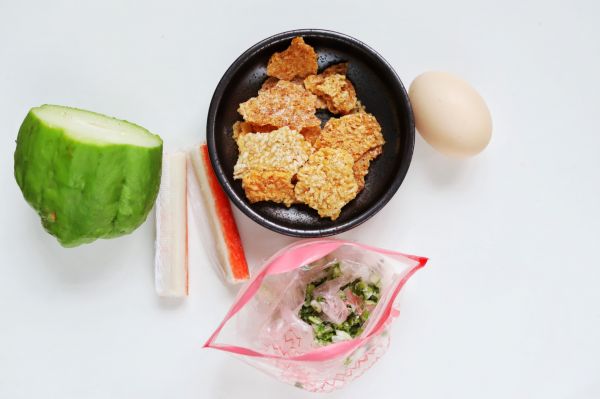 佛手瓜煎蛋锅巴汤