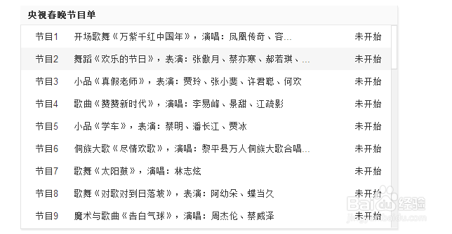 2018年春晚节目单 网上在哪看春晚直播