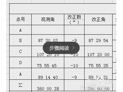 闭合导线测量步骤图解
