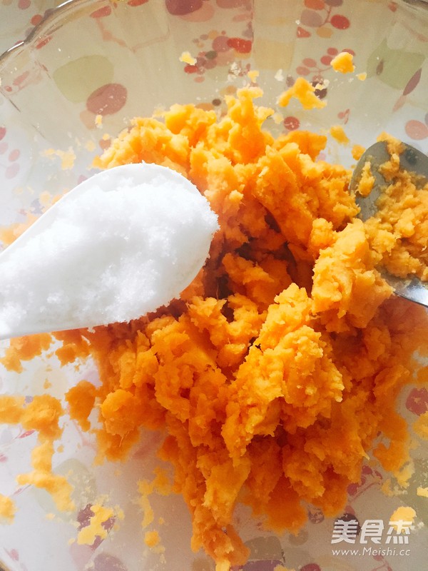 呆萌红薯球的做法