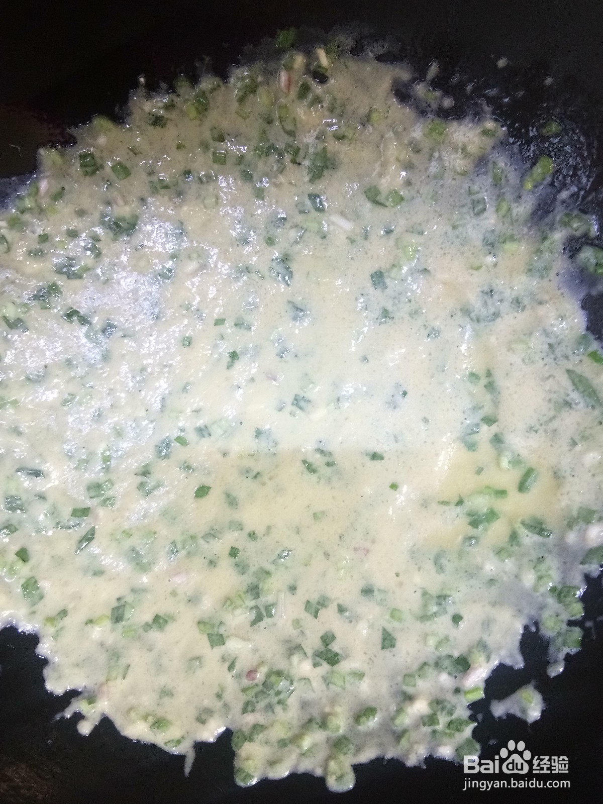 韭菜鸡蛋饼的家常做法