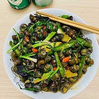 怎么制作爆炒田螺