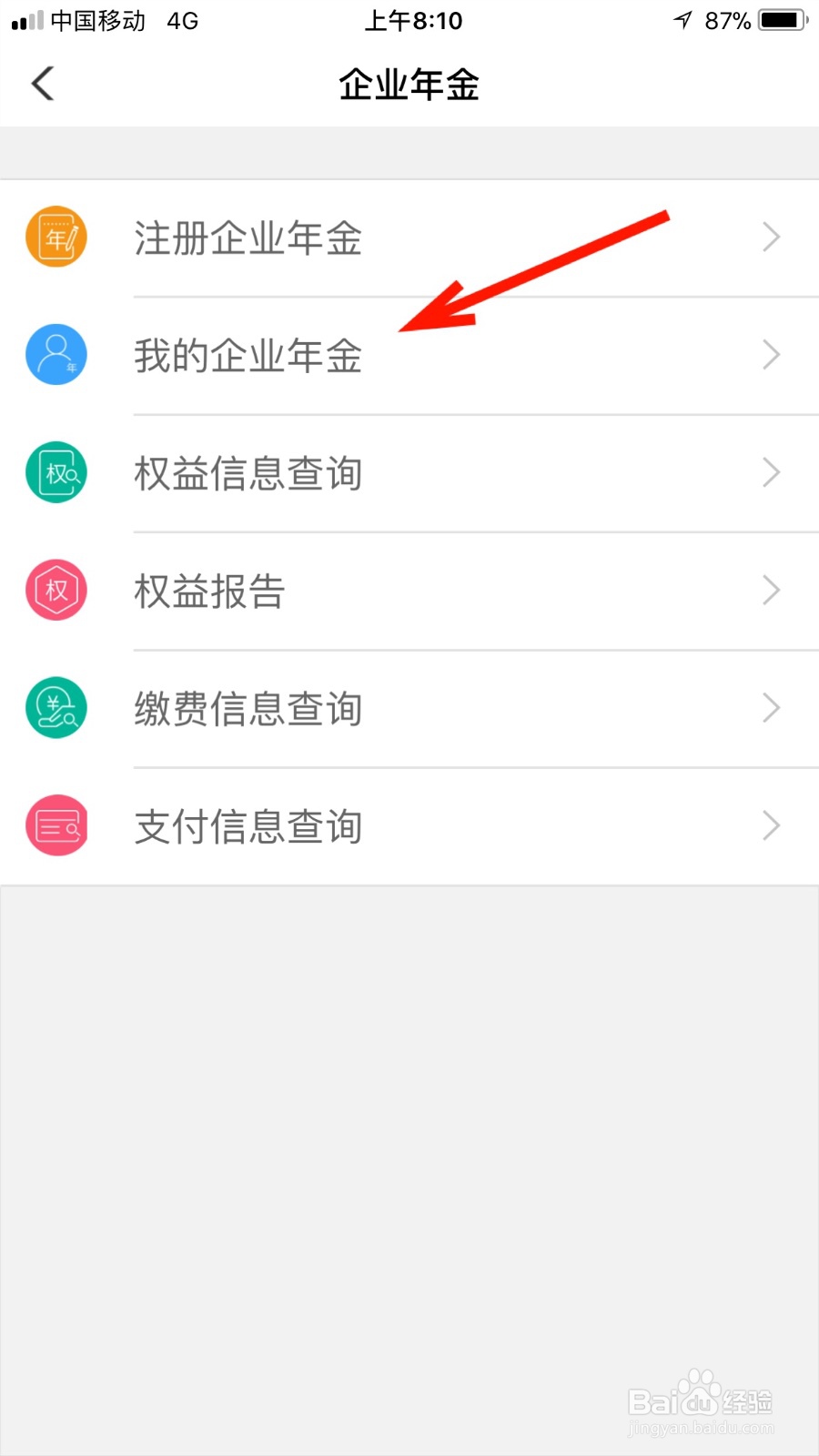 如何网上查看自己的企业年金