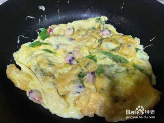 消暑美食——木槿花薄荷炒蛋