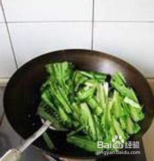 豆豉鲮鱼油麦菜