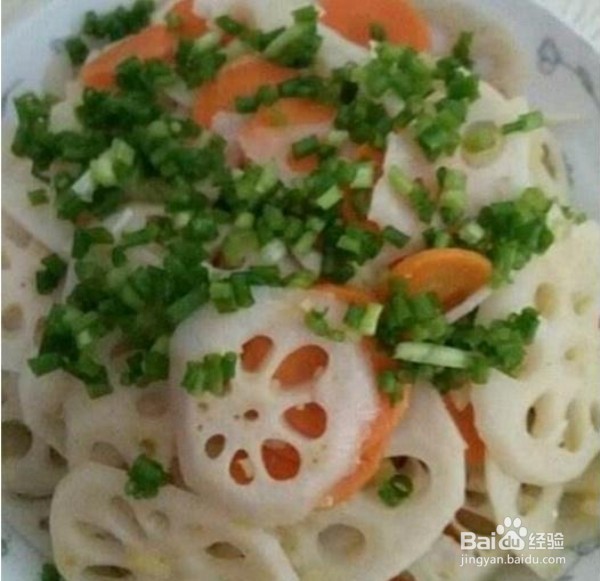 家庭自制炒莲藕