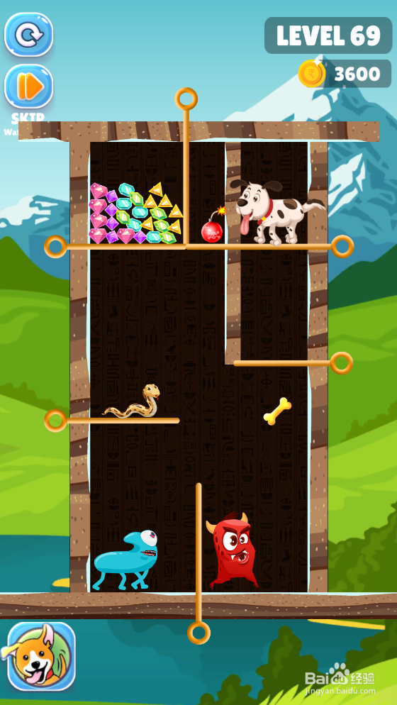 Save The Puppy的LEVEL 69怎样通过？