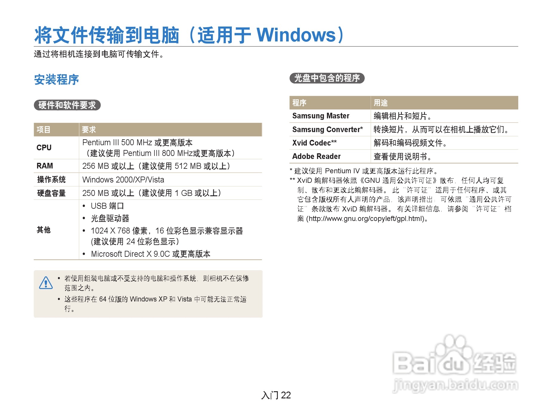 三星PL10数相机使用说明书:[3]
