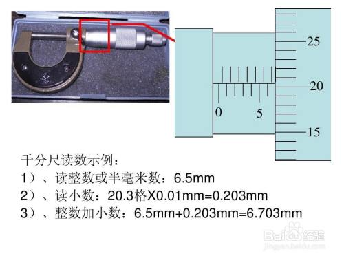 使用千分尺的注意事項