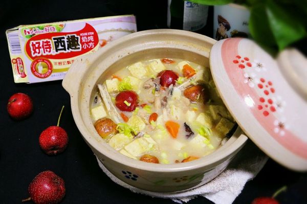奶炖胖头鱼豆腐汤