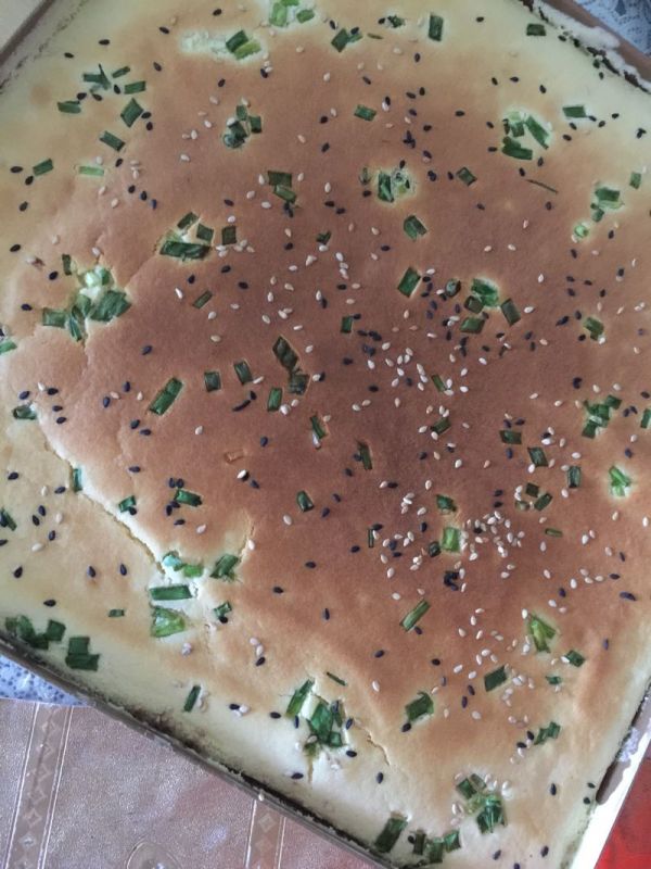 葱香肉松蛋糕卷